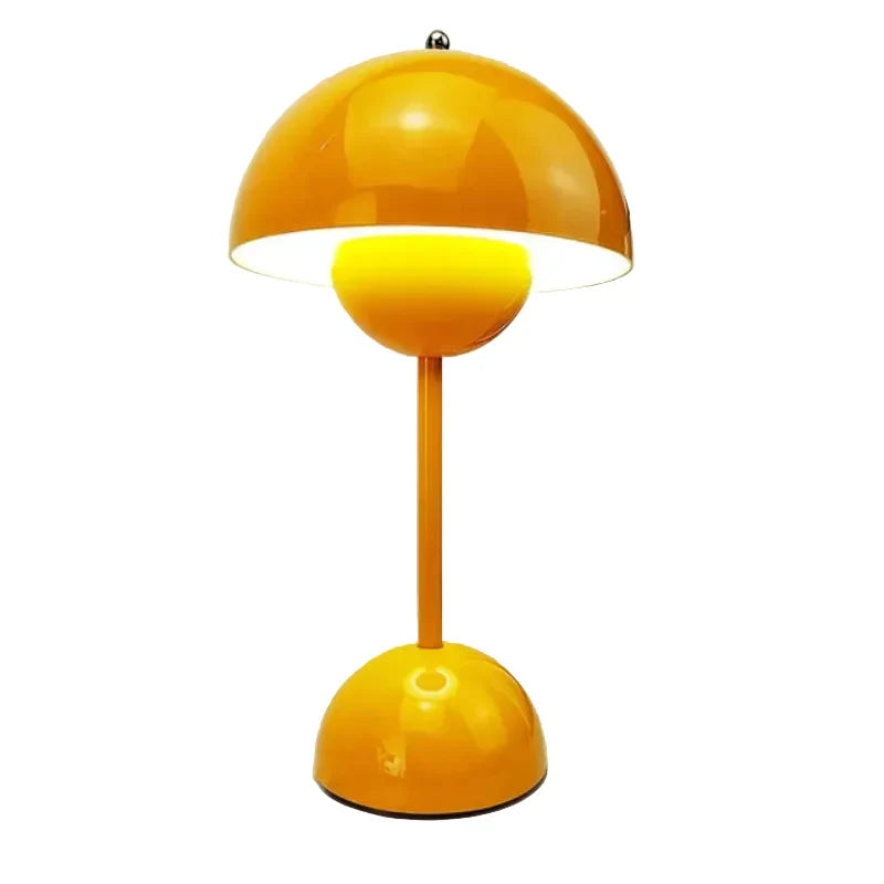 Cordless Touch Table Lamp | Touch-Dimming with 3 Brightness Levels | Retro-Style Lighting for Desks, Shelves and Bedside Tables