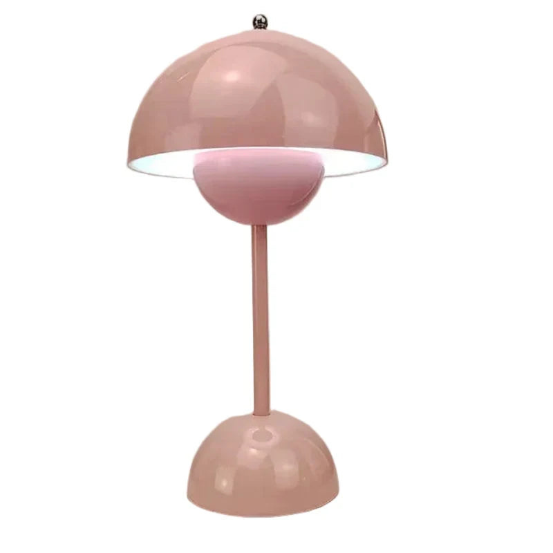 Cordless Touch Table Lamp | Touch-Dimming with 3 Brightness Levels | Retro-Style Lighting for Desks, Shelves and Bedside Tables