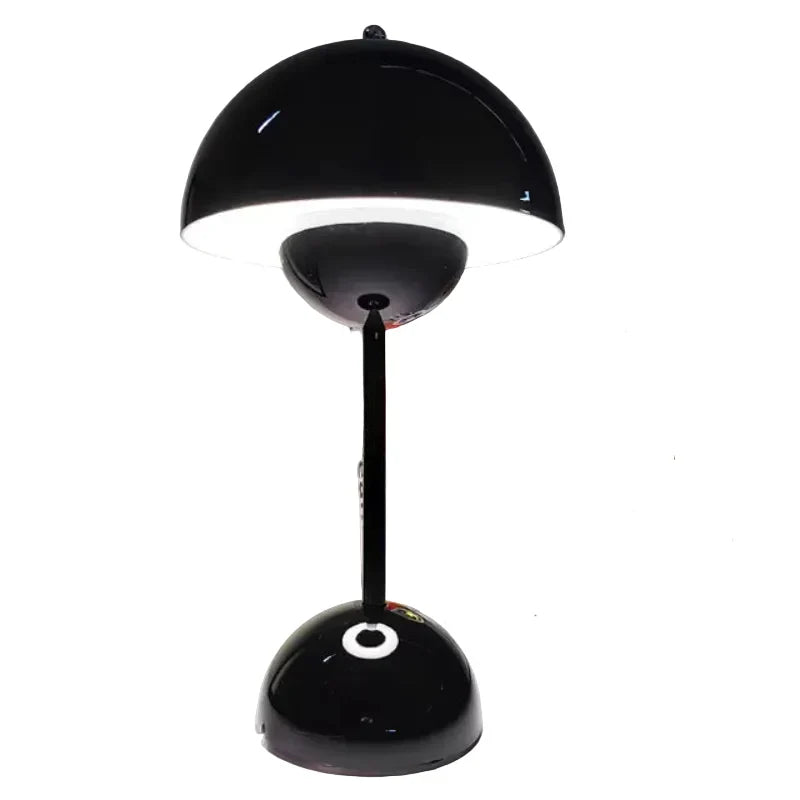 Cordless Touch Table Lamp | Touch-Dimming with 3 Brightness Levels | Retro-Style Lighting for Desks, Shelves and Bedside Tables