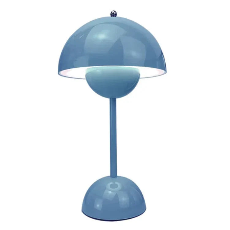 Cordless Touch Table Lamp | Touch-Dimming with 3 Brightness Levels | Retro-Style Lighting for Desks, Shelves and Bedside Tables