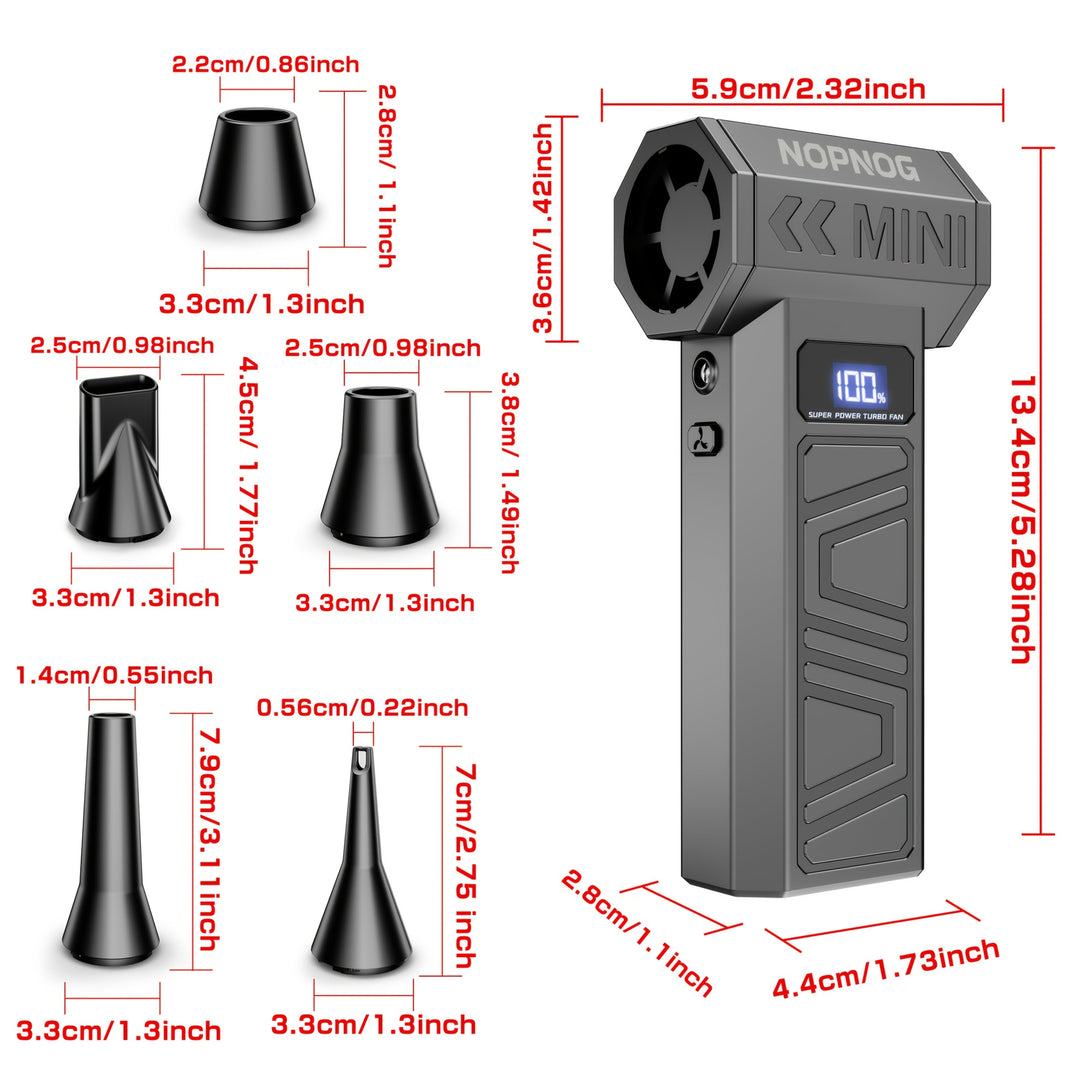 Cordless Vacuum Cleaner Mini Rechargeable 2-in-1 with 130,000 RPM Motor