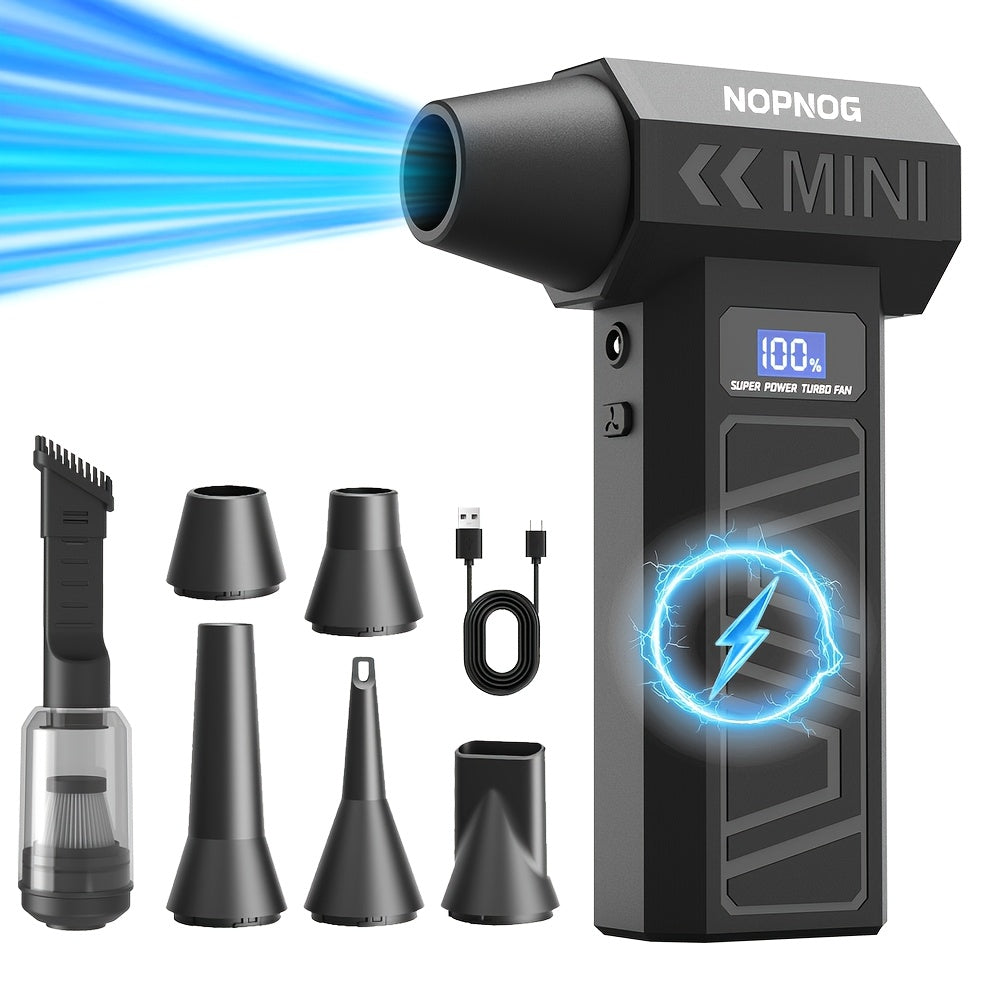 Cordless Vacuum Cleaner Mini Rechargeable 2-in-1 with 130,000 RPM Motor