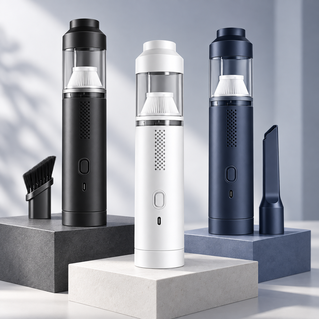 Cordless Car Vacuum | Handheld Design with Multiple Accessories | Portable Cleaning for Tight Car Spaces and Crevices 1