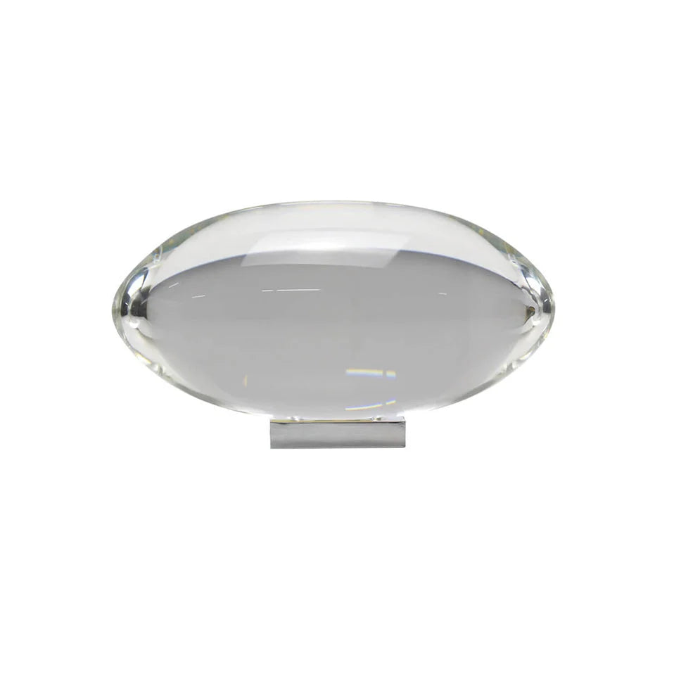 Crystal Projection Table Lamp | Clear Oval Body, Remote