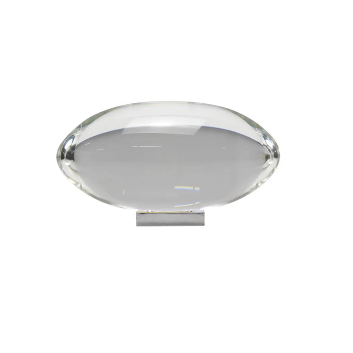 Crystal Projection Table Lamp | Clear Oval Body, Remote