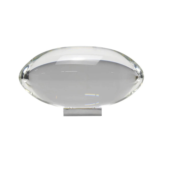 Crystal Projection Table Lamp | Clear Oval Body, Remote