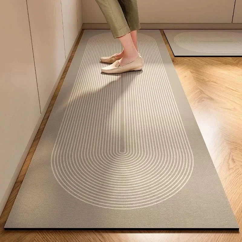Cushioned Kitchen Mat, Non-Slip Base | 40 x 60 cm to 60 x 180 cm, 7 Styles | Wipe-Clean, Mould-Resistant Surface for Any Floor