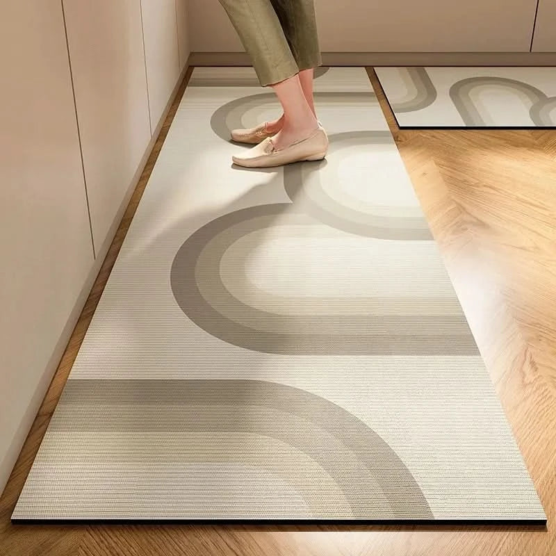 Cushioned Kitchen Mat, Non-Slip Base | 40 x 60 cm to 60 x 180 cm, 7 Styles | Wipe-Clean, Mould-Resistant Surface for Any Floor