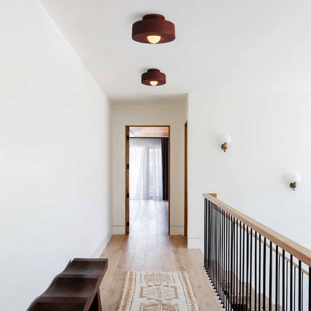 Cylindrical Ceiling Light Dimmable E27 Nordic Design