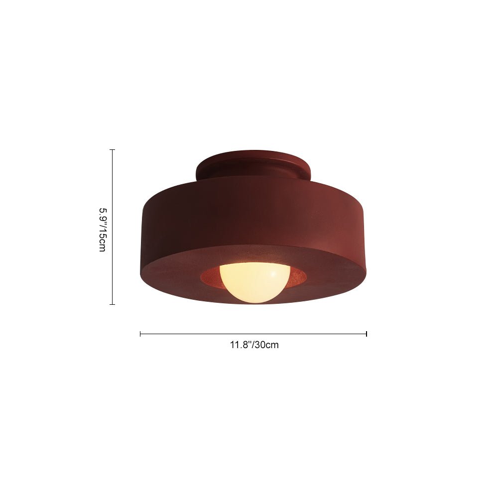 Cylindrical Ceiling Light Dimmable E27 Nordic Design