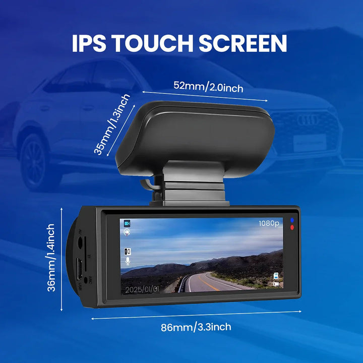 Dashboard Camera | Front And Rear 1080p Dash Cam