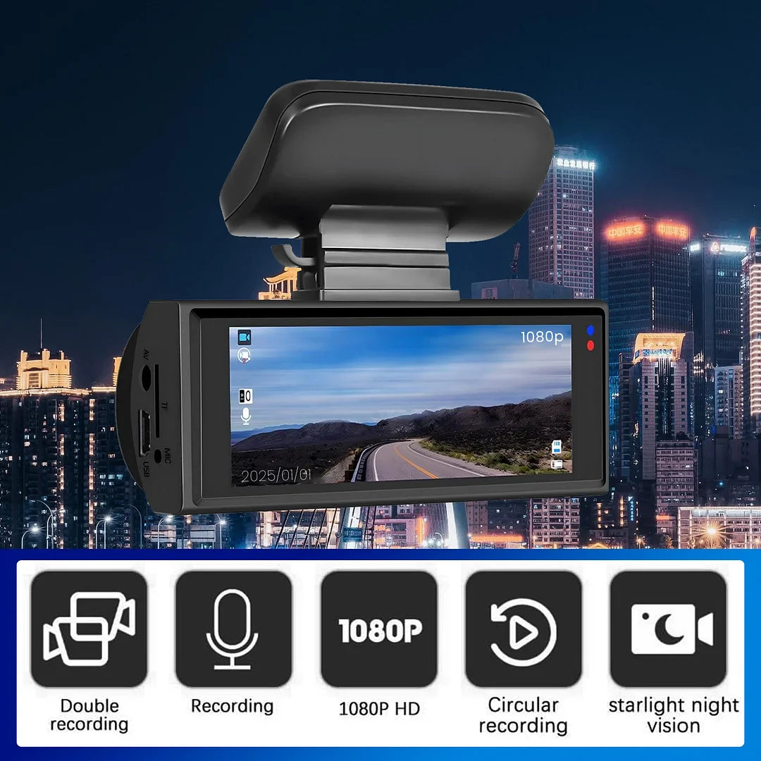 Dashboard Camera | Front And Rear 1080p Dash Cam