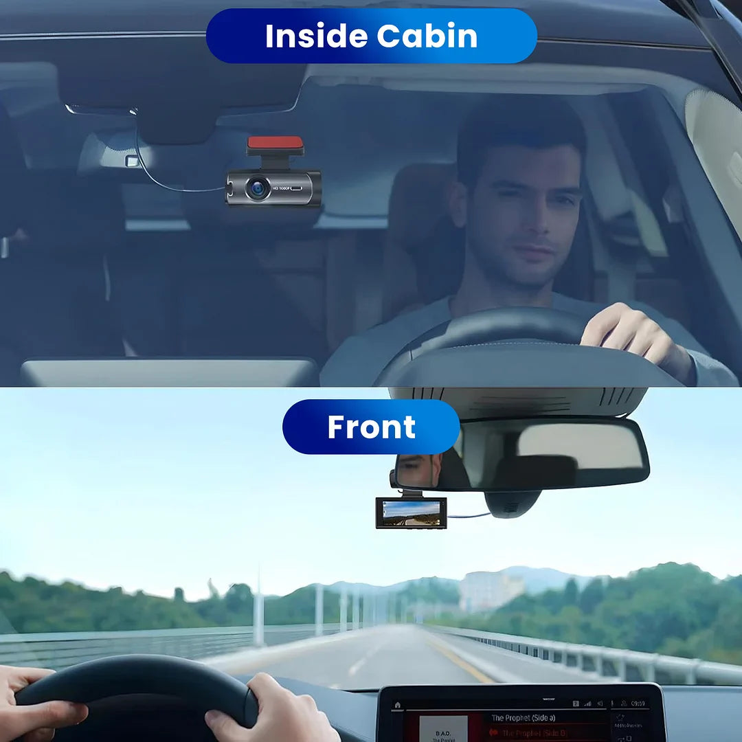 Dashboard Camera | Front And Rear 1080p Dash Cam
