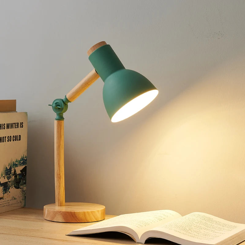 Desk Lamp | Pivoting Knuckle Joint, Domed Tilting Shade