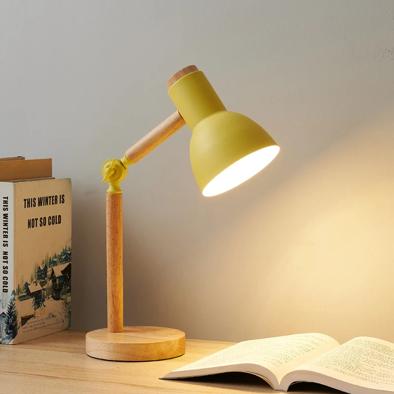 Desk Lamp | Pivoting Knuckle Joint, Domed Tilting Shade