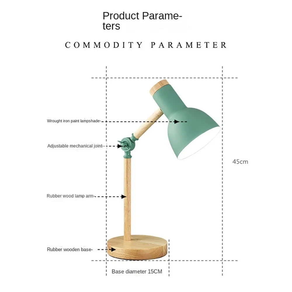Desk Lamp | Pivoting Knuckle Joint, Domed Tilting Shade