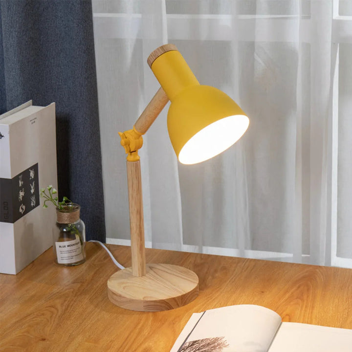Desk Lamp | Pivoting Knuckle Joint, Domed Tilting Shade
