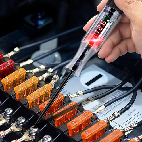 Digital Circuit Tester Automotive 3 V-48 V Voltage Range with LED Display