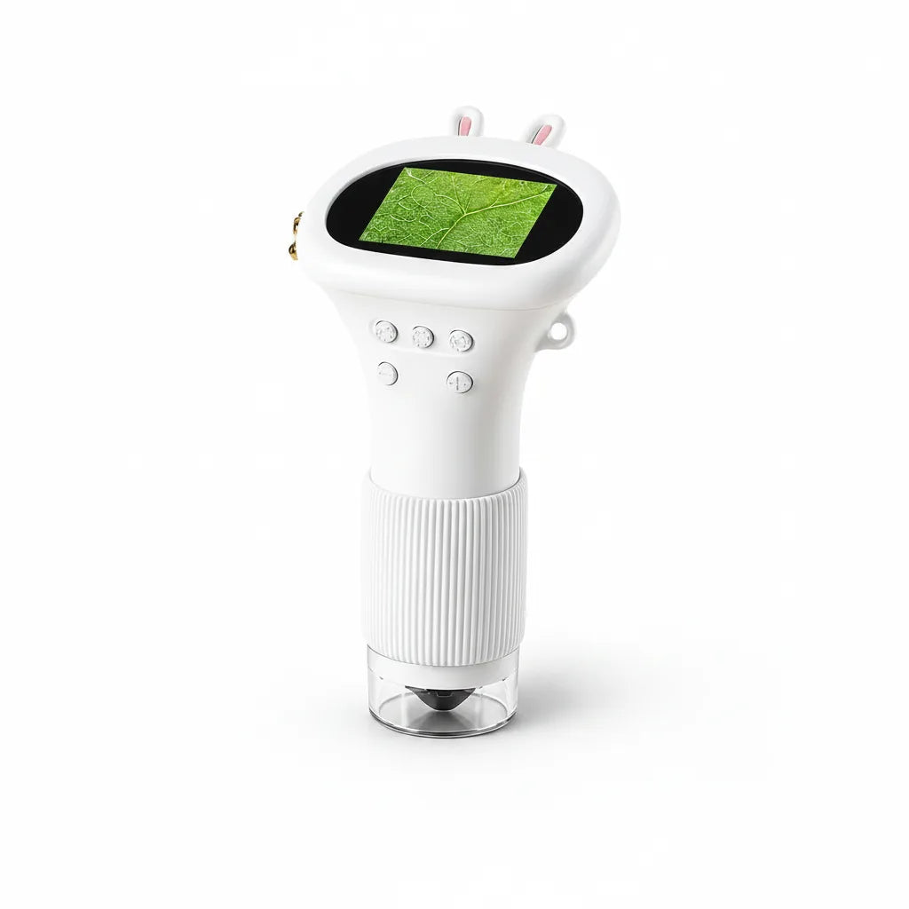 Digital Microscope Handheld Portable 1000X Zoom with Built-In Display