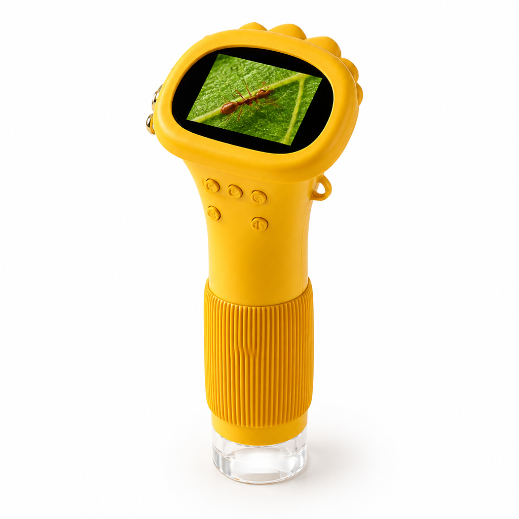 Digital Microscope Handheld Portable 1000X Zoom with Built-In Display