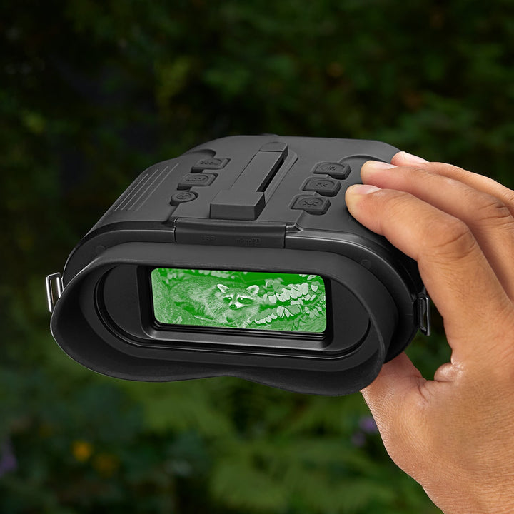 Digital Night Vision Binoculars | 7X Optical Zoom &amp; Infrared Technology | LCD Screen with Photo &amp; Video Recording