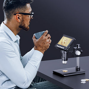 Digital Soldering Microscope 50X-1000X 1080P LED Zoom