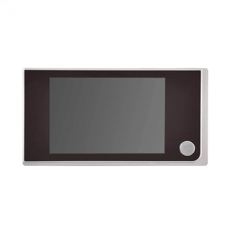 Digital Video Doorbell Peephole Viewer | 120-Degree Wide-Angle HD Camera Sensor | Wireless Tool-Free 3-Minute Install