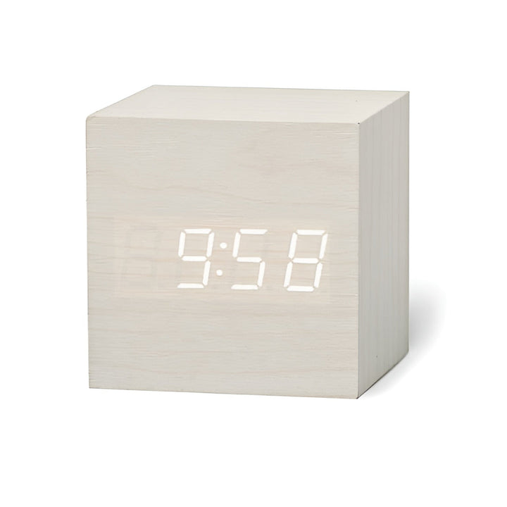 Digital Alarm Clock LED Display | Time, Date &amp; Temperature Desk Clock | Adjustable Brightness, USB or Battery Power 5