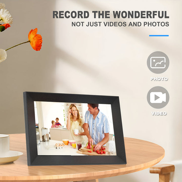 Digital Photo Frame WiFi Touchscreen | 10.1 Inch HD IPS Display | 16GB Storage, Micro SD Expansion, Table or Wall Mount 3
