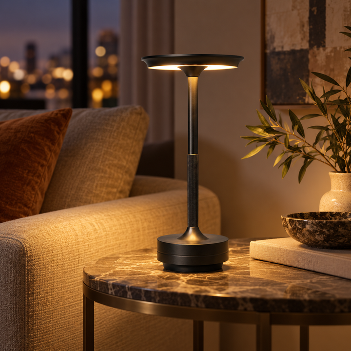 Dimmable Wireless Lamp Touch Control | Rechargeable Cordless Desk Lamp | Adjustable Brightness for Bedside &amp; Living Room 2