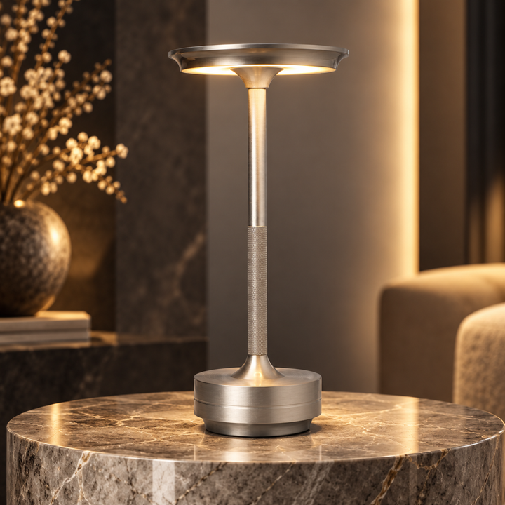 Dimmable Wireless Lamp Touch Control | Rechargeable Cordless Desk Lamp | Adjustable Brightness for Bedside &amp; Living Room 3