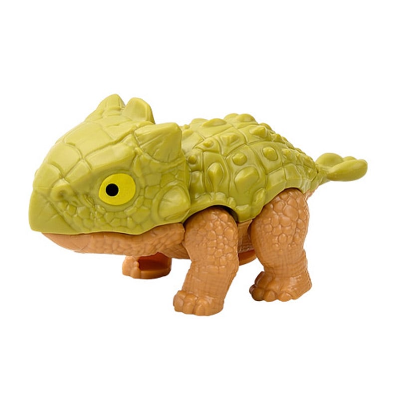 Dinosaur Toy Finger Puppet Bite-Ready Rounded Edges with Movable Tail