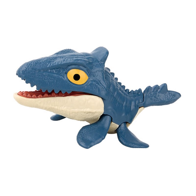 Dinosaur Toy Finger Puppet Bite-Ready Rounded Edges with Movable Tail