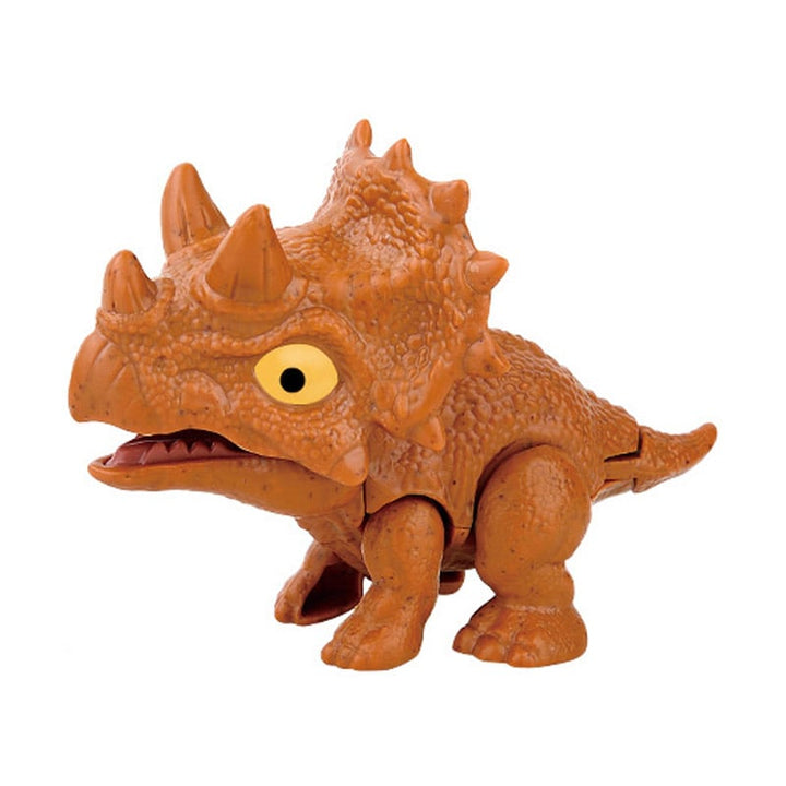 Dinosaur Toy Finger Puppet Bite-Ready Rounded Edges with Movable Tail