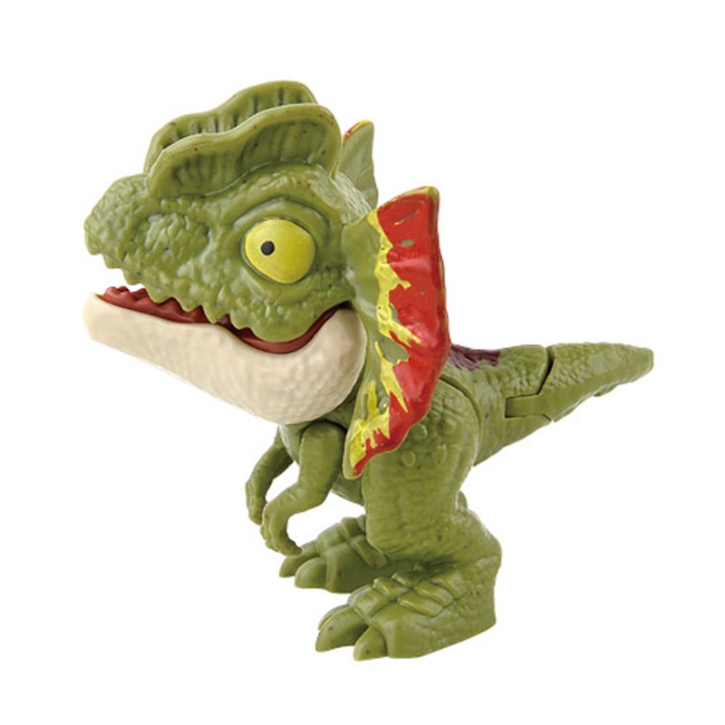 Dinosaur Toy Finger Puppet Bite-Ready Rounded Edges with Movable Tail