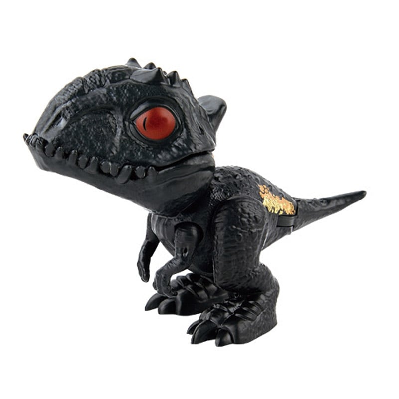 Dinosaur Toy Finger Puppet Bite-Ready Rounded Edges with Movable Tail