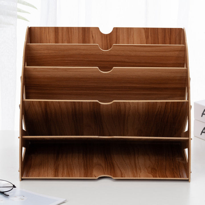 Document Holder | Five Sloped Tiers That Slot Together