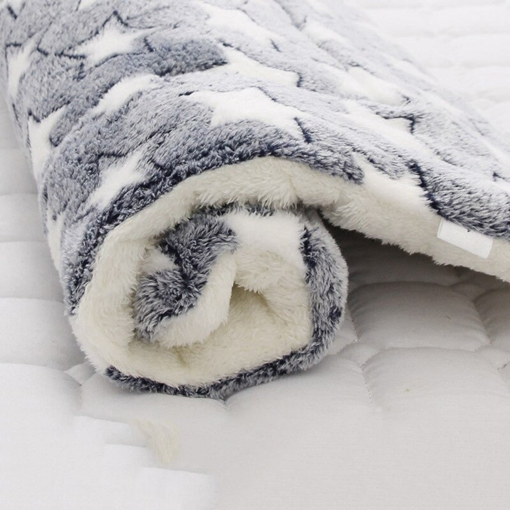 Dog Blanket Plush Fleece | Soft Cozy Throw for Sofas, Beds and Crates | Shields Furniture from Hair, Dirt and Spills