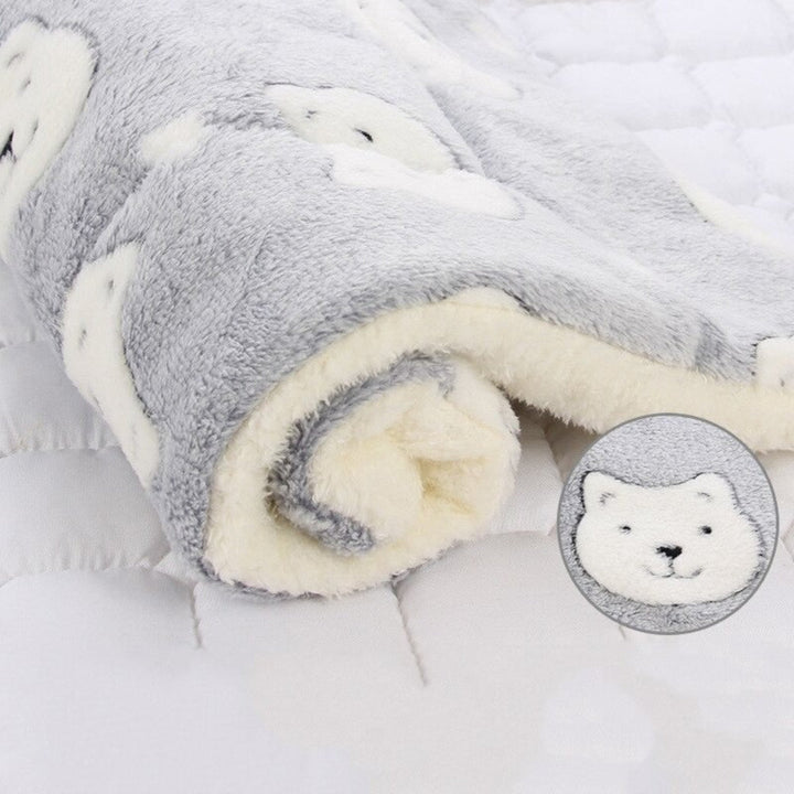 Dog Blanket Plush Fleece | Soft Cozy Throw for Sofas, Beds and Crates | Shields Furniture from Hair, Dirt and Spills