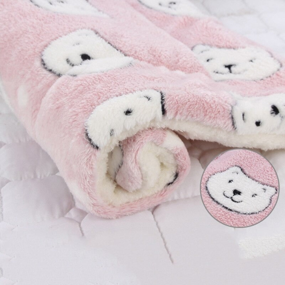 Dog Blanket Plush Fleece | Soft Cozy Throw for Sofas, Beds and Crates | Shields Furniture from Hair, Dirt and Spills