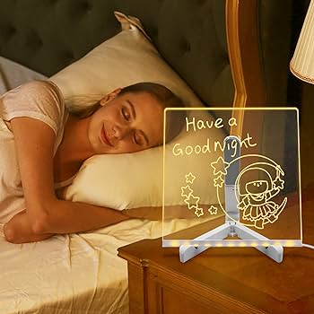 DoodleGlow Drawing Pad | Clear Lit Panel And Seven Pens
