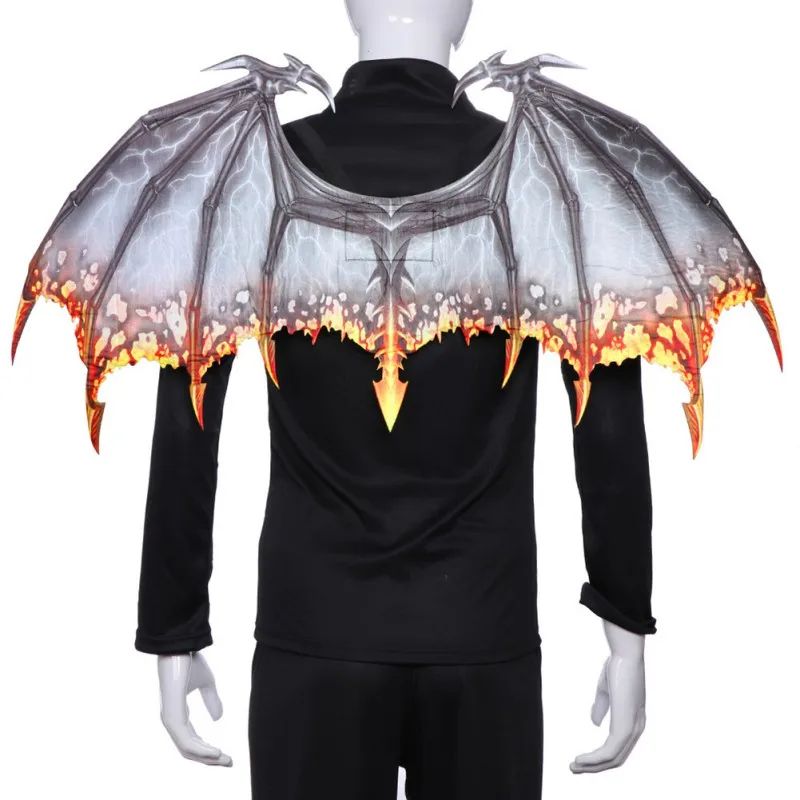 Dragon Wing Costume Accessory Halloween Cosplay | Lightweight Fantasy Design, Fits Adults & Kids | Reusable Fancy Dress Wings