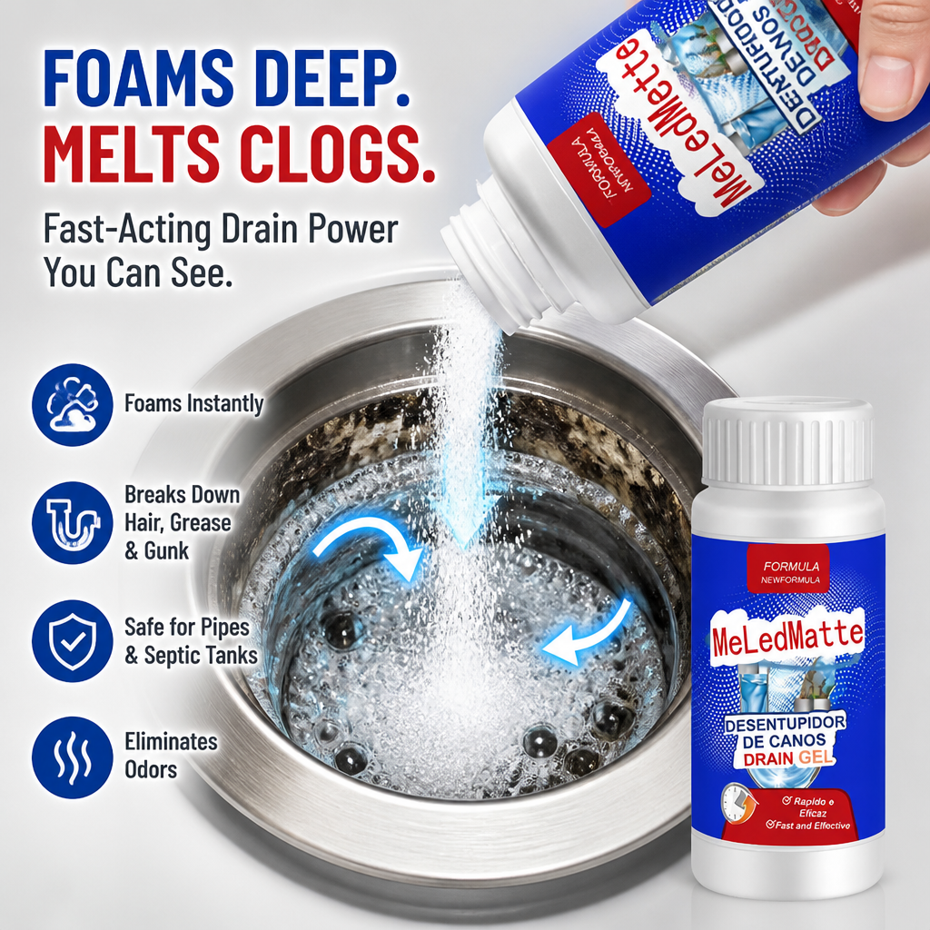 Drain Unblocker Liquid 100 ml | Safe on Copper, PVC, Stainless Steel and Plastic Pipes | Clears Hair, Grease &amp; Food Clogs Fast