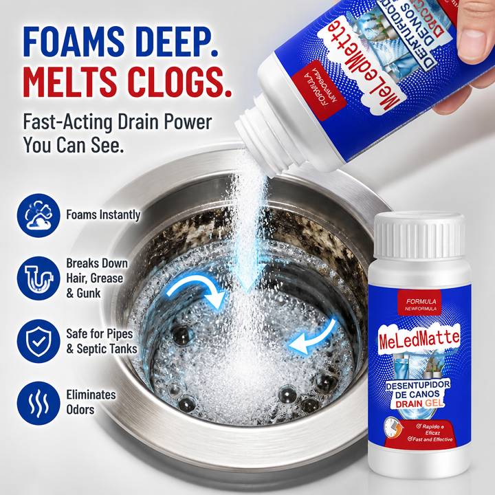 Drain Unblocker Liquid 100 ml | Safe on Copper, PVC, Stainless Steel and Plastic Pipes | Clears Hair, Grease &amp; Food Clogs Fast