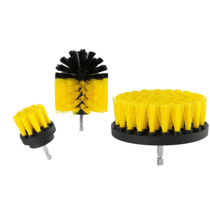 Drill Brush Set Universal Multi-Head Polypropylene with Extension Rod