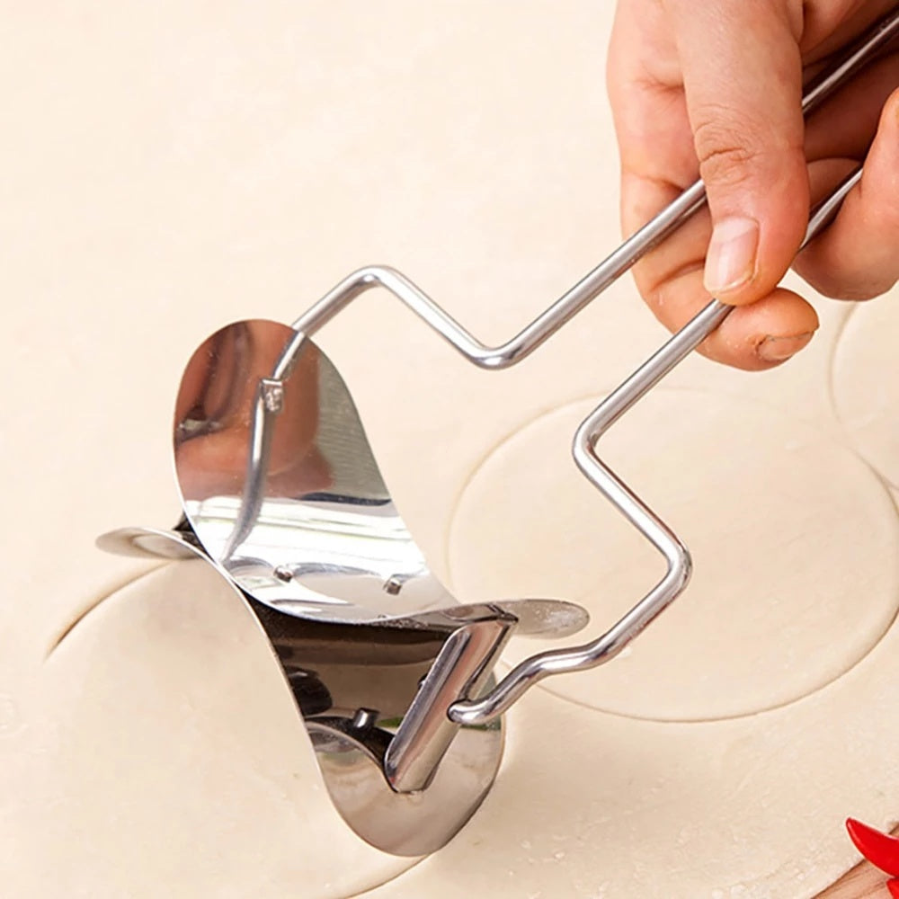 Dumpling Mold Maker | Hinged Press With Crimped Edge