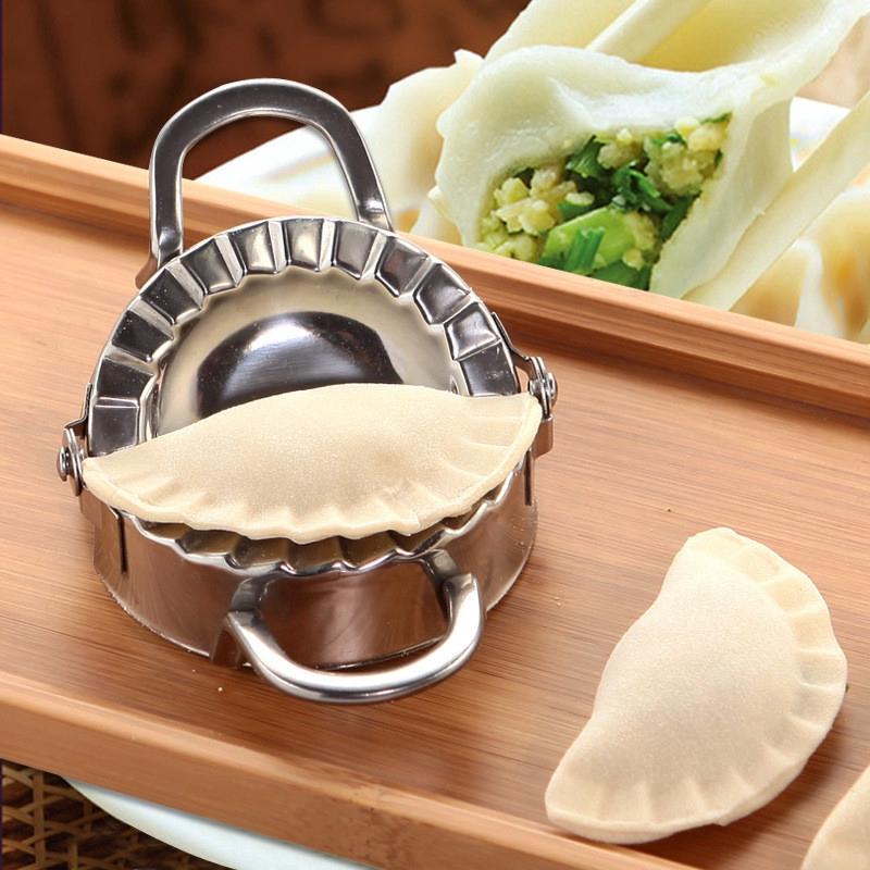 Dumpling Mold Maker | Hinged Press With Crimped Edge