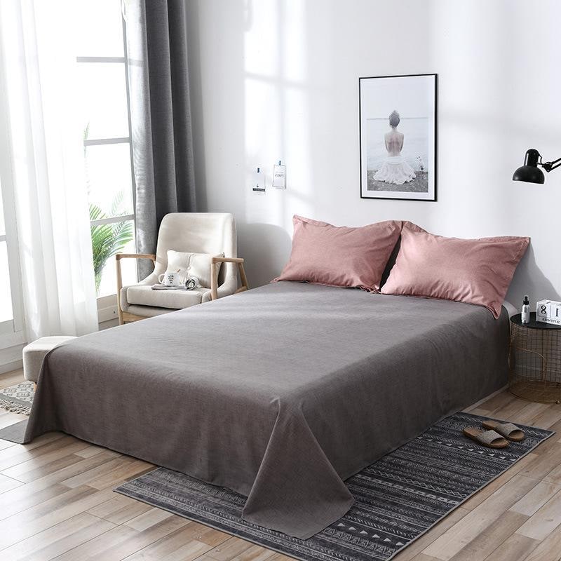 Duvet Cover Set Brushed Microfiber 4pcs | Reversible, Queen &amp; King Sizes | Envelope Closure Pillowcases, Machine Washable
