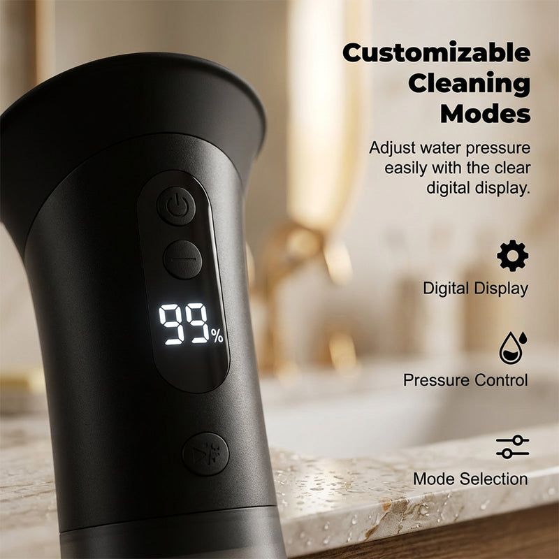 Ear Wax Removal Irrigator | Dual-Tank System with Adjustable Nozzles | Rechargeable USB-C Battery for Travel-Ready Hygiene