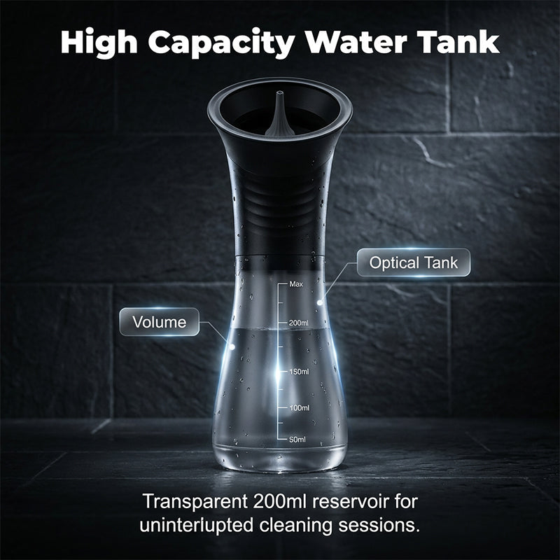 Ear Wax Removal Irrigator | Dual-Tank System with Adjustable Nozzles | Rechargeable USB-C Battery for Travel-Ready Hygiene